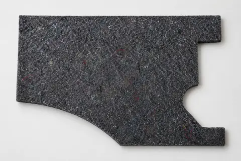 Die-cut automotive felt insulation panel
