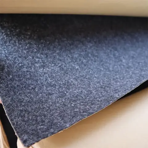 Cross-section of speaker acoustic felt construction